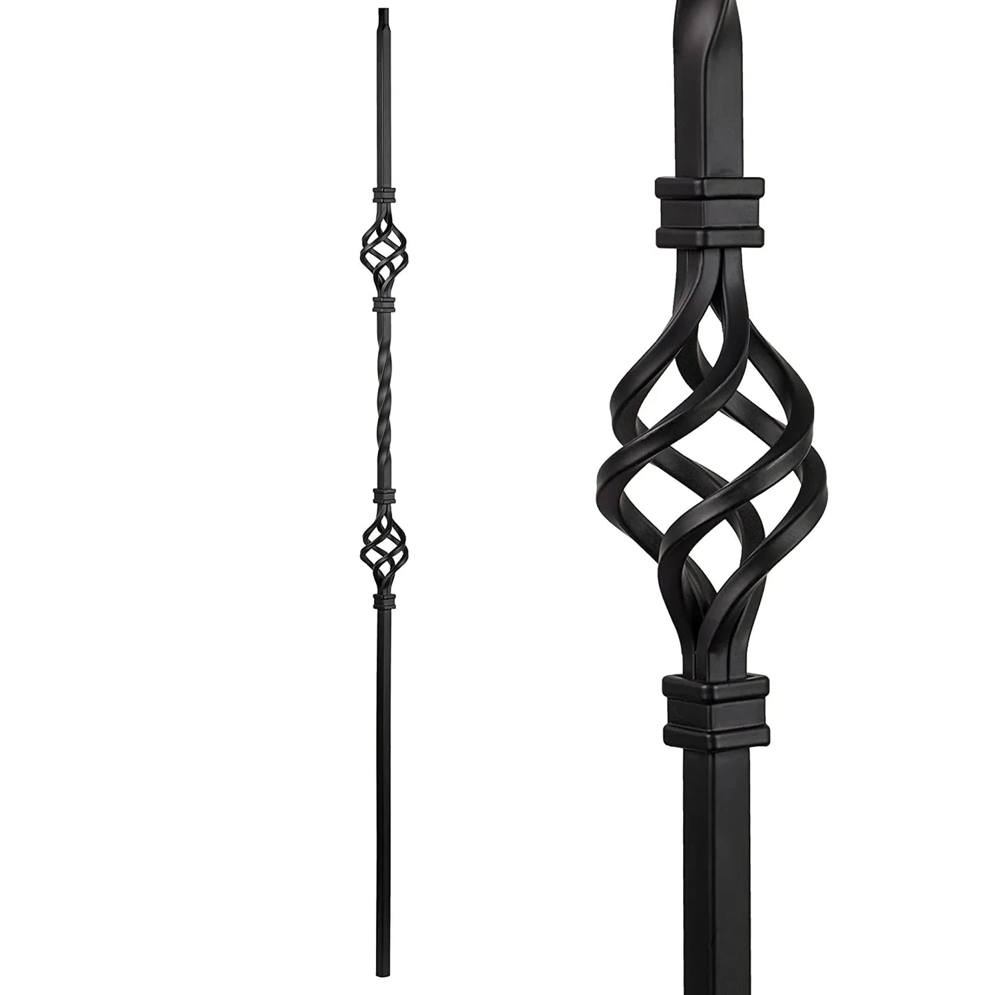 S07-Wrought Iron Balusters – Set of 10 Deck Balusters