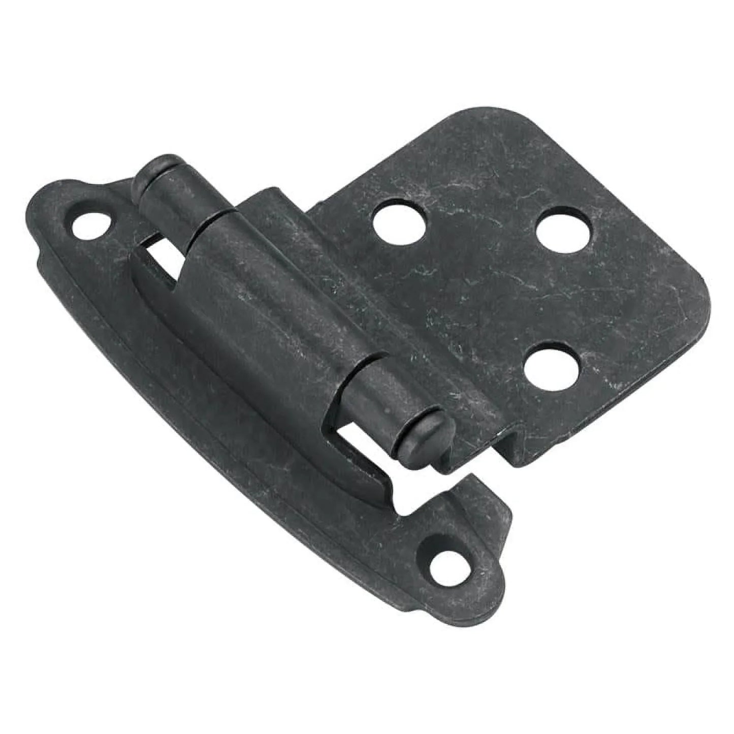 Hickory Hardware P243 Partial Inset Traditional Cabinet Door Hinge - Iron